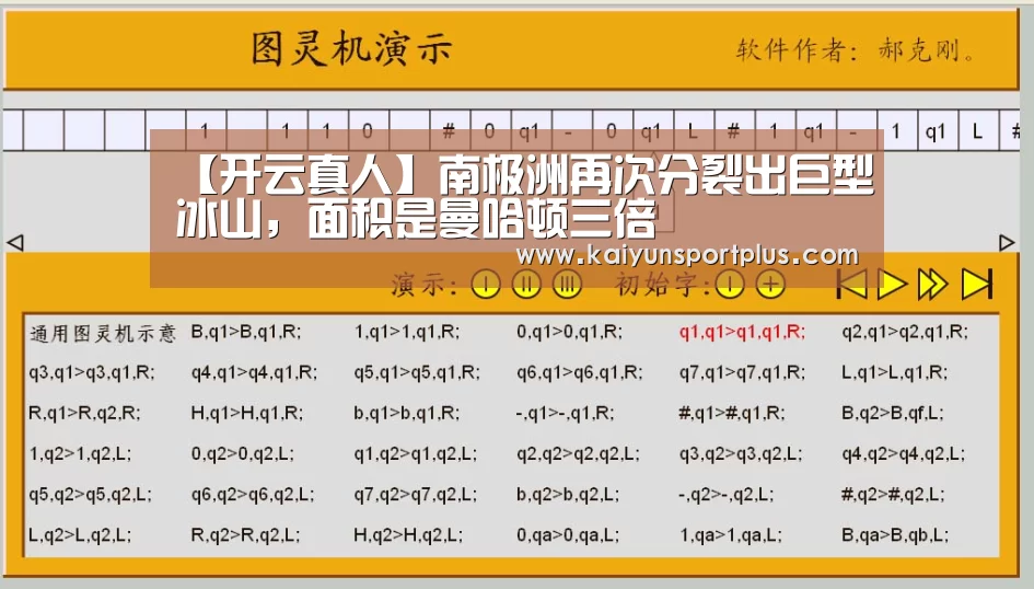 【开云真人】南极洲再次分裂出巨型冰山,面积是曼哈顿三倍(图3) 开云官网